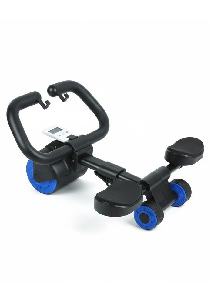 2 in 1 Automatic Rebound Ab Roller , Double Wheel, Elbow Support Cushion, Quiet & Anti-Slip Design for Core Training and Flat Stomach - Image 1